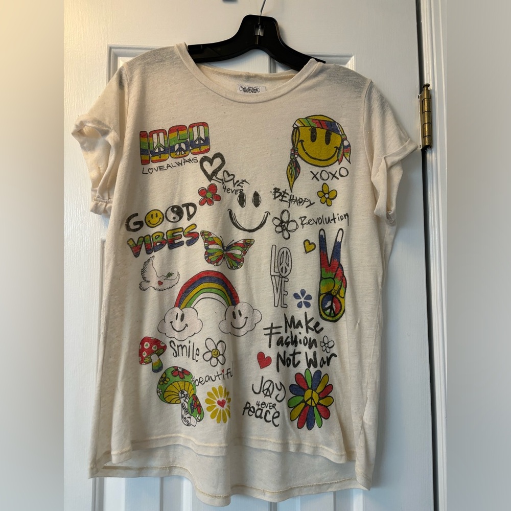 Lauren Moshi Hippy Short Sleeve White
